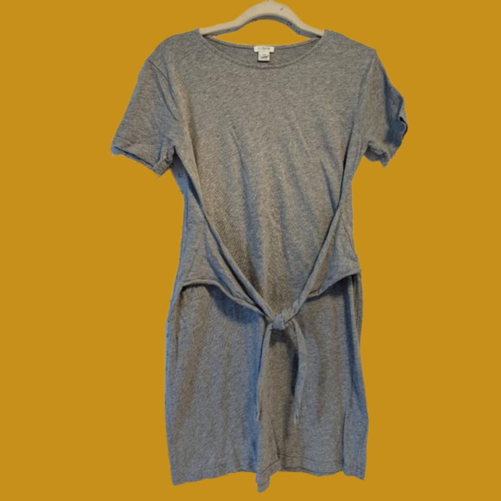 J.Crew T-shirt dress grey XXS thin soft cotton can be worn as a shirt also